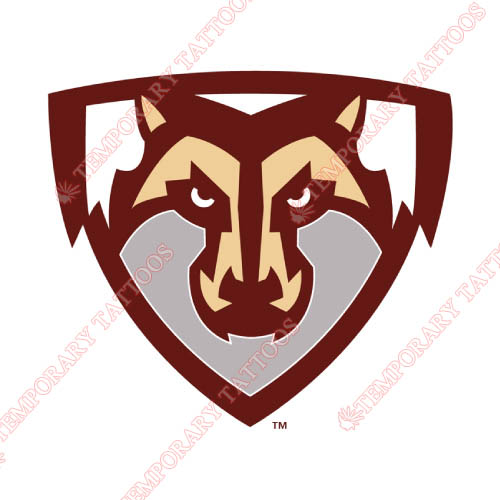St. Bonaventure Bonnies Customize Temporary Tattoos Stickers NO.6319